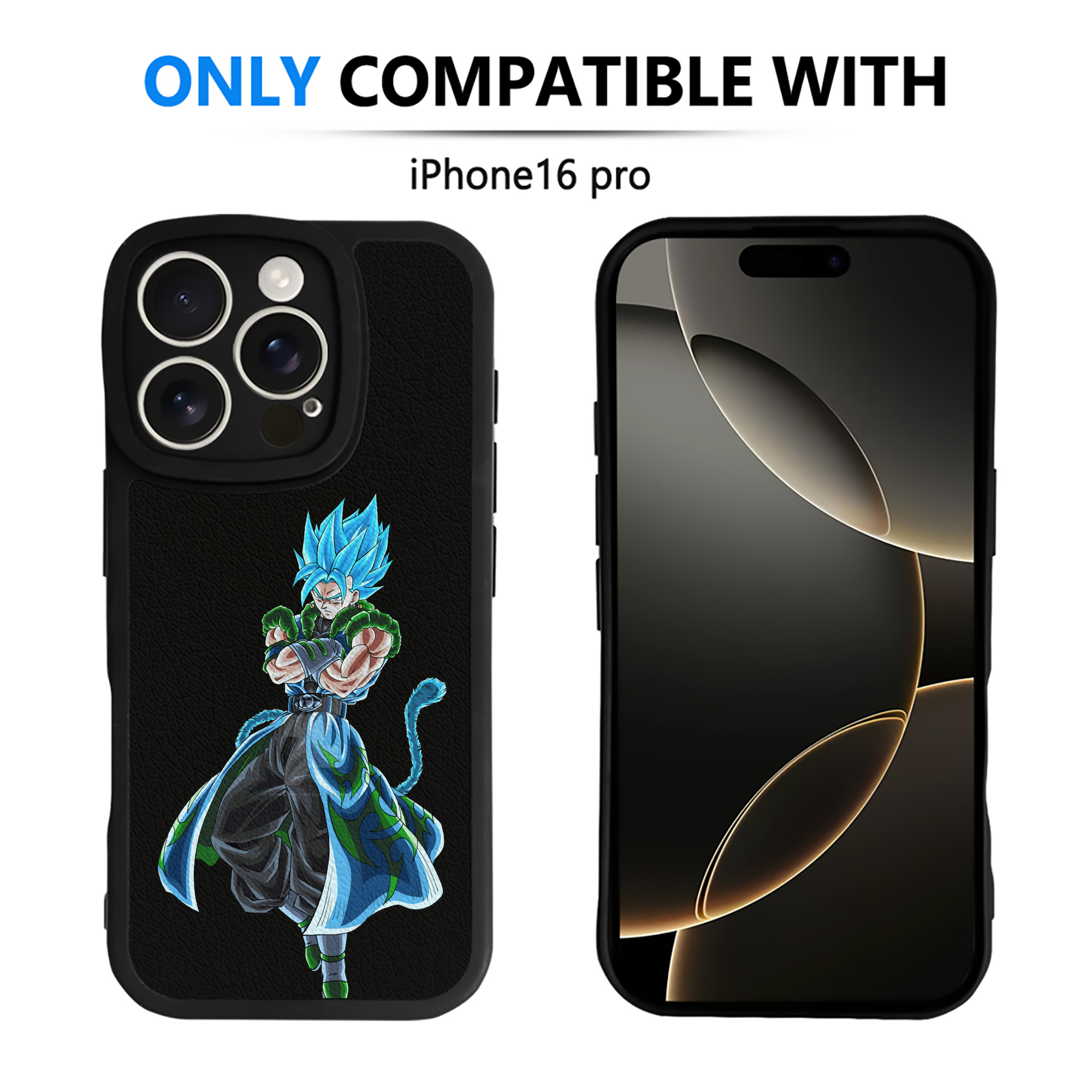 （画像用） ドラゴンボール ベジット DRAGON BALL Vegetto 【iPhone 16シリーズ対応】シリコンスマホケース（レザー調） 材質：シリコン